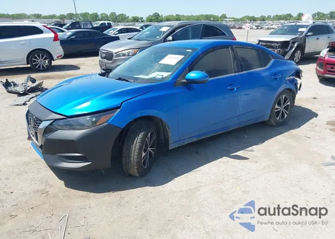 2021 Nissan Sentra Sv Xtronic Cvt z USA, uszkodzony, nr VIN 3N1AB8CV5MY266567